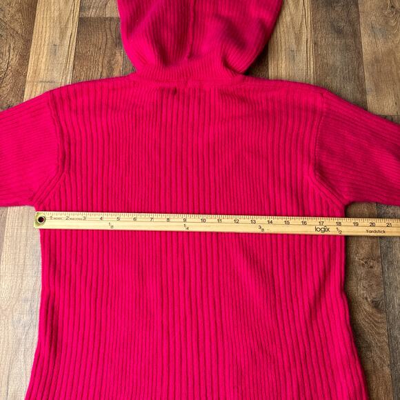 Vintage Angora Rabbit Lambswool Blend Sweater Women's Small Pink Jeanne Pierre - Picture 9 of 11